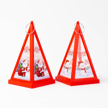 LED Christmas Pyramid Lantern