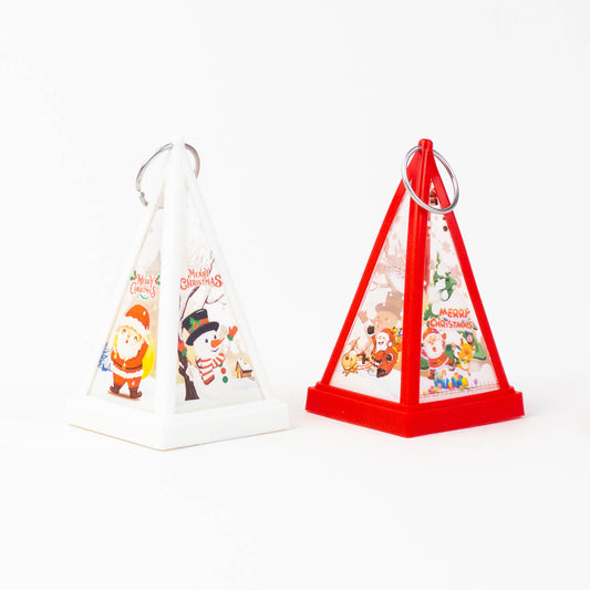 Mini LED Christmas Pyramid Lantern