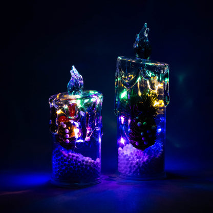 LED Christmas Candle Decor
