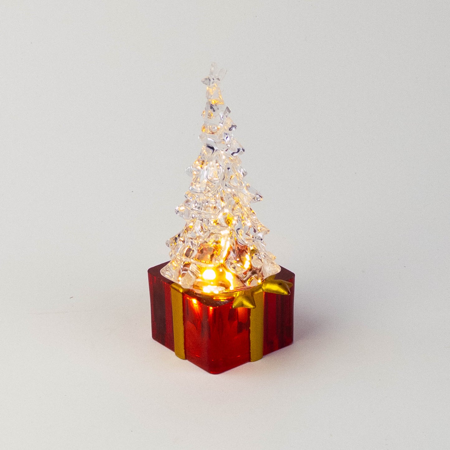 LED Crystal Christmas Tree on Gift Base