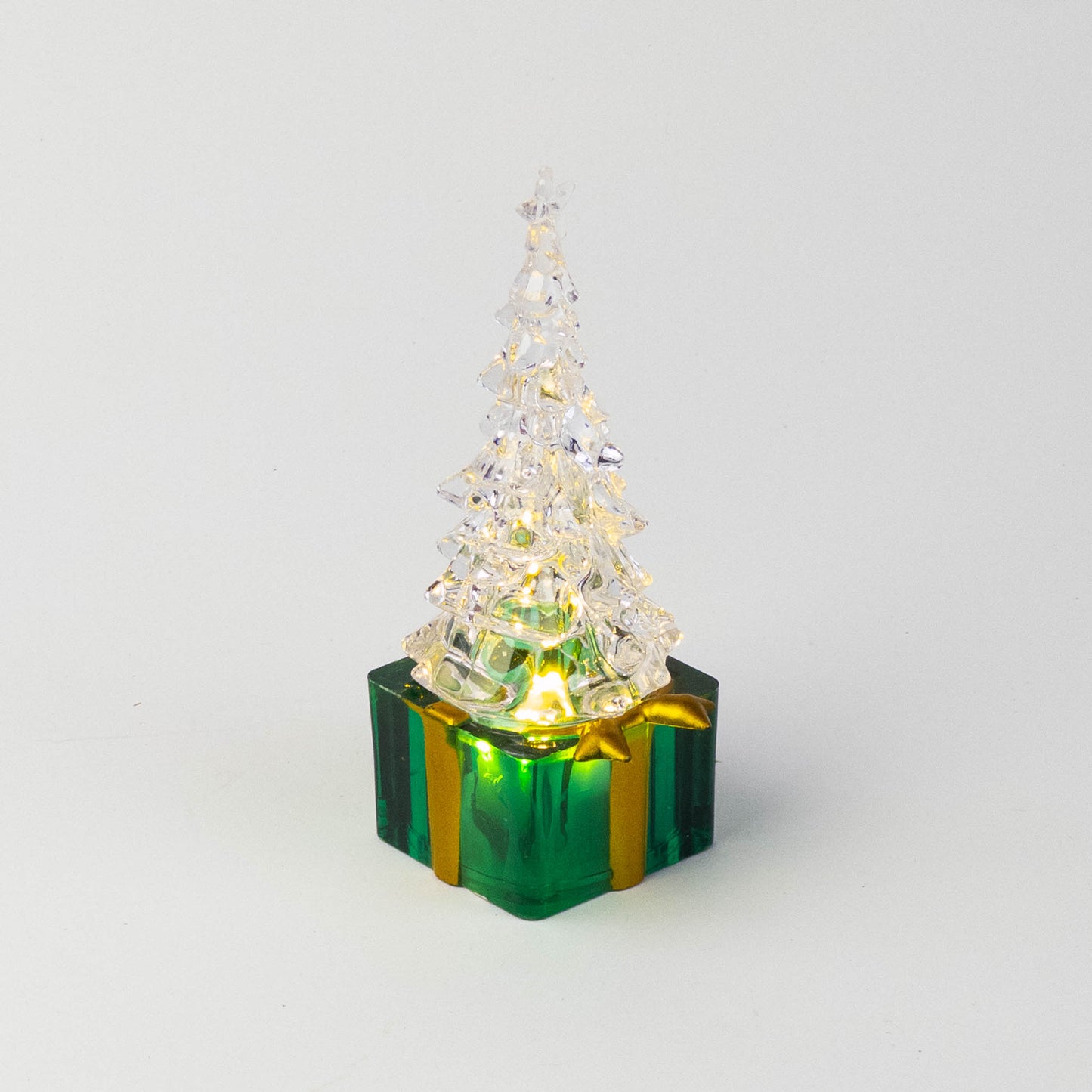 LED Crystal Christmas Tree on Gift Base
