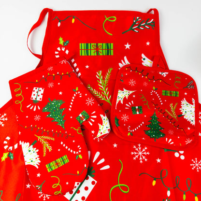 3pc Christmas Kitchen Set