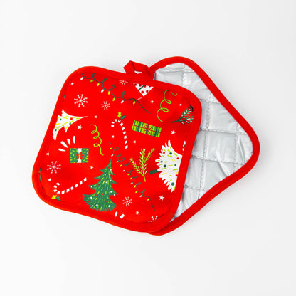 2pc Christmas Pot Holder