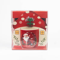 Christmas mug gift box design #4 in house-shaped box