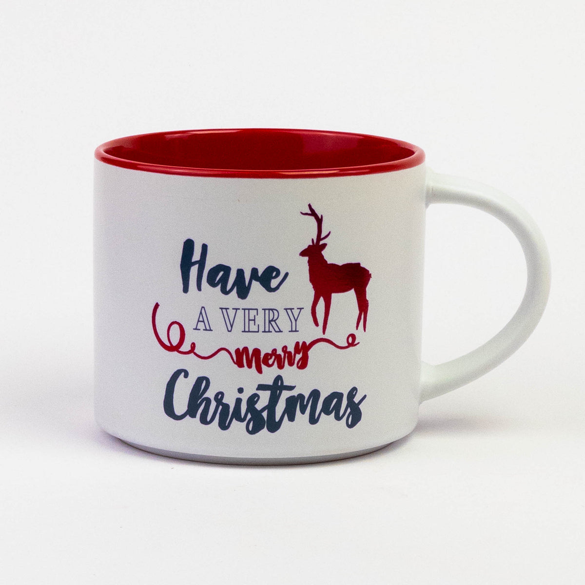 Christmas quote mug #3 "Have a Very Merry Christmas" with reindeer