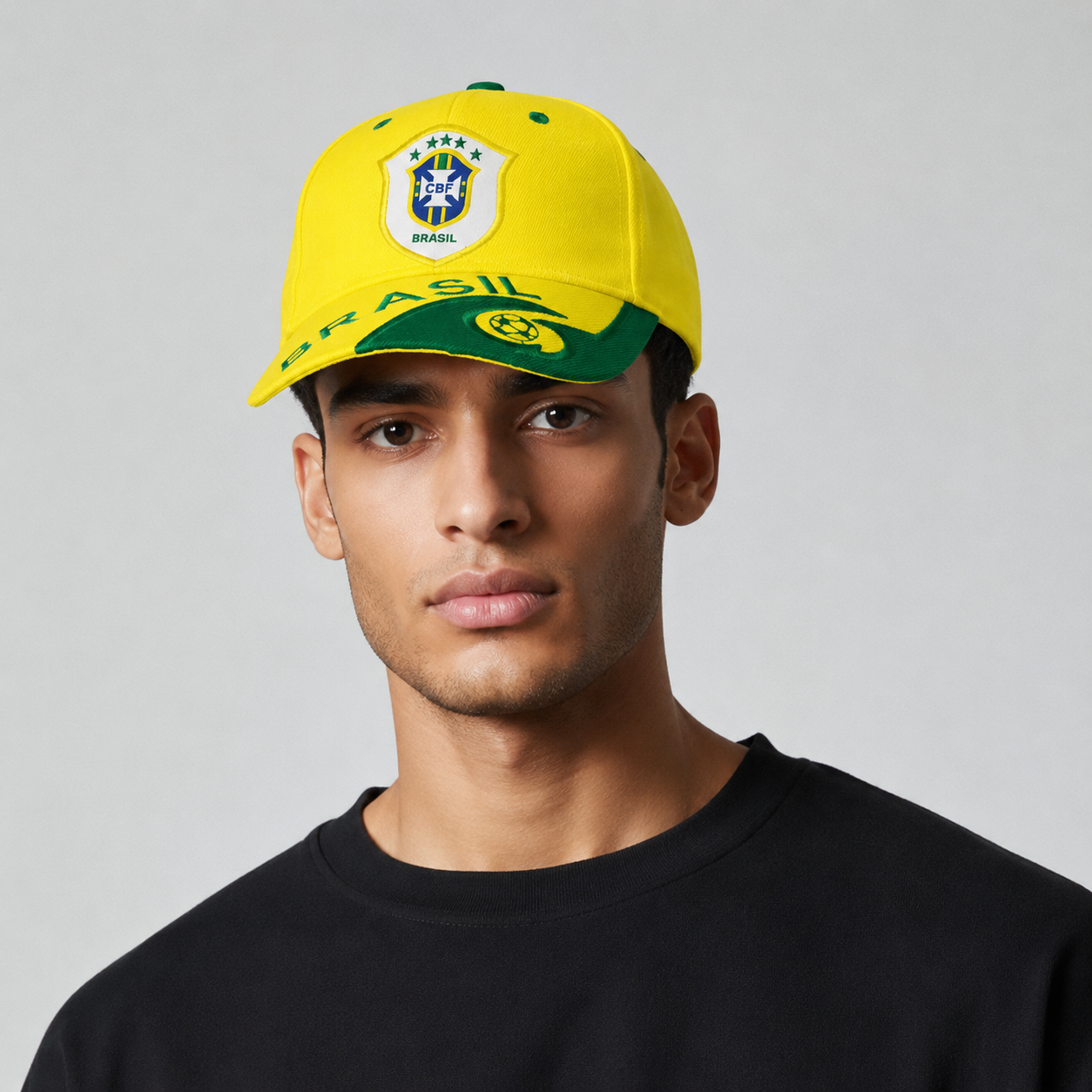 Brazil Football Fan Cap