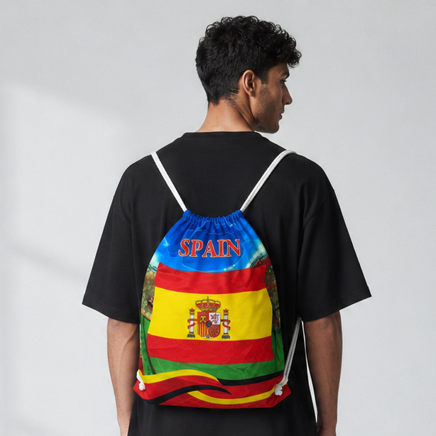 Spain Drawstring Bag