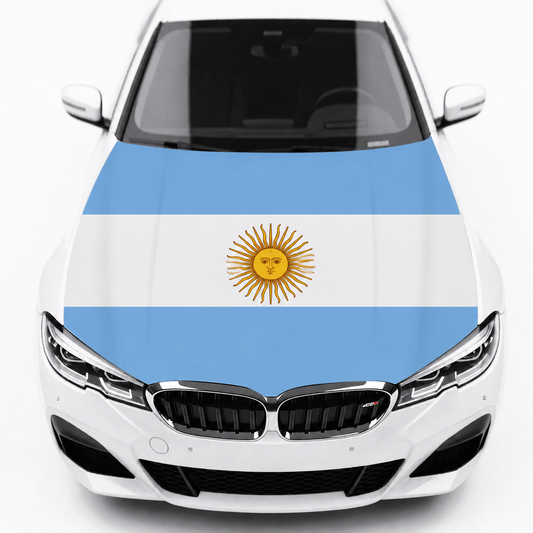 Argentina Car Hood Flag Cover