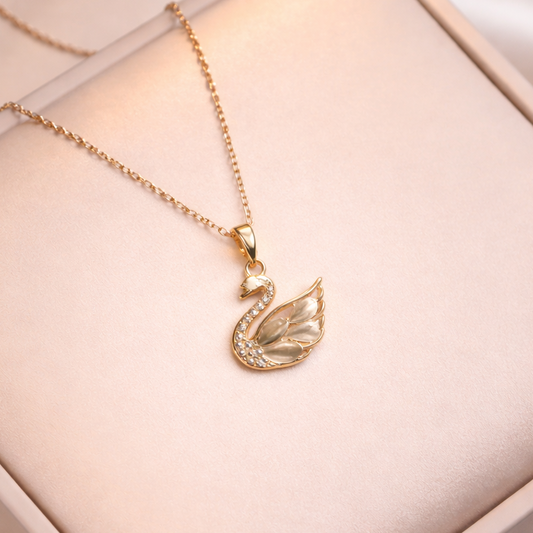 Swarovski Swan Necklace