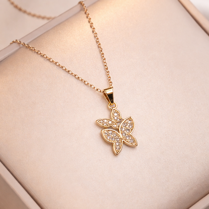 Twin Butterfly Necklace