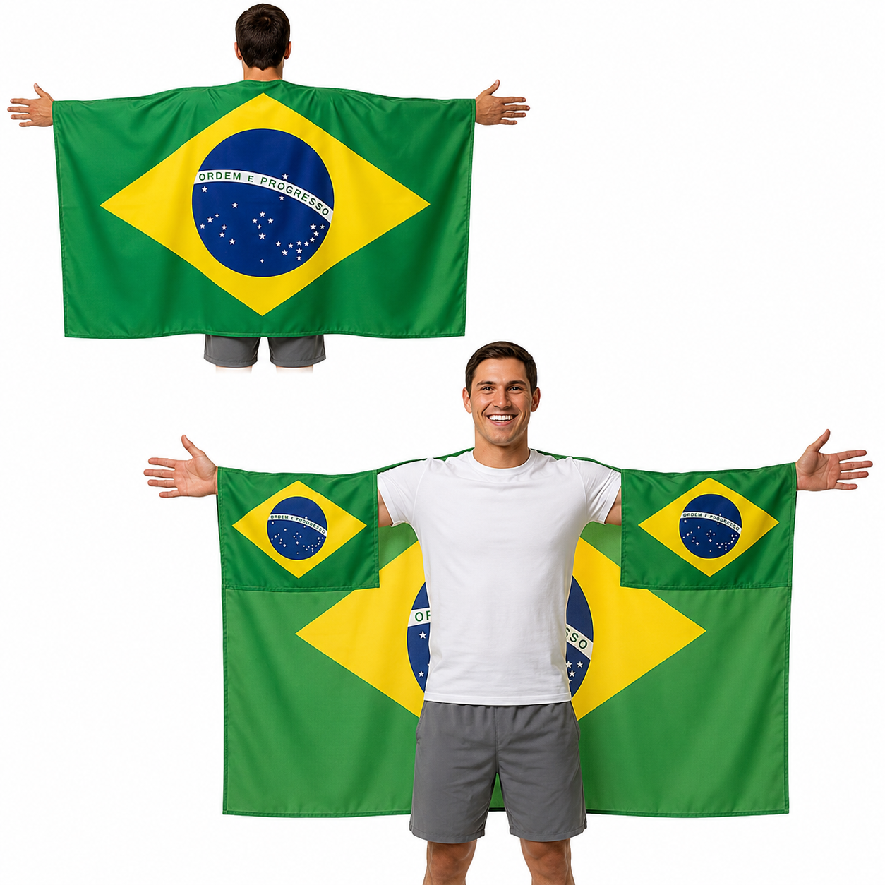 Brazil Flag Cape