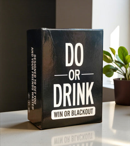 DO OR DRINK Win or Blackout card game box