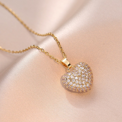 Sparkling Heart Necklace