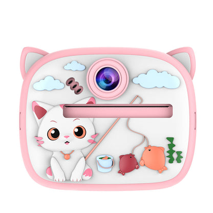 Kids Instant Print Camera w/ Cute Silicone Case