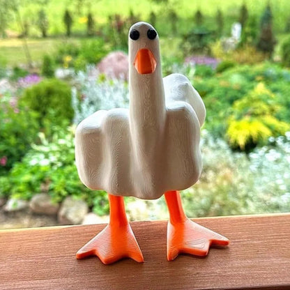 Duck You Middle Finger Rubber Duck