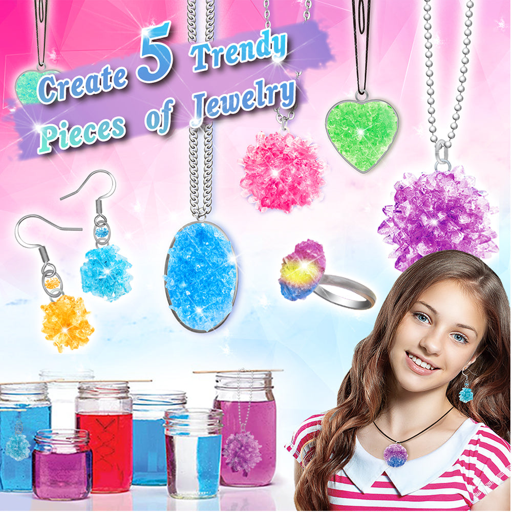Crystal-Growing Jewelry STEM Kit