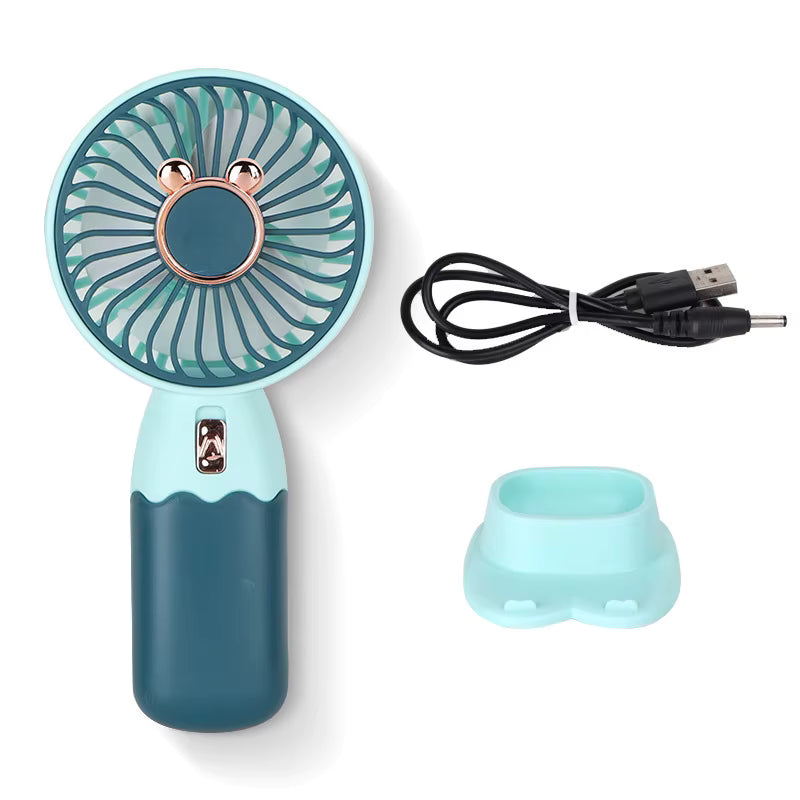 Portable Handheld Fan w/ Stand