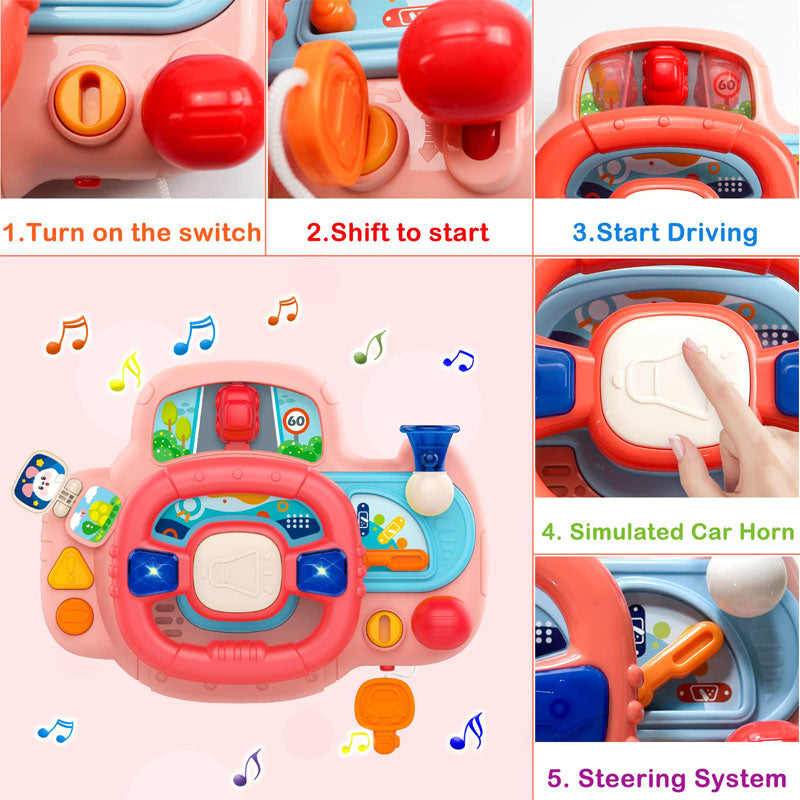 Interactive Baby Steering Wheel