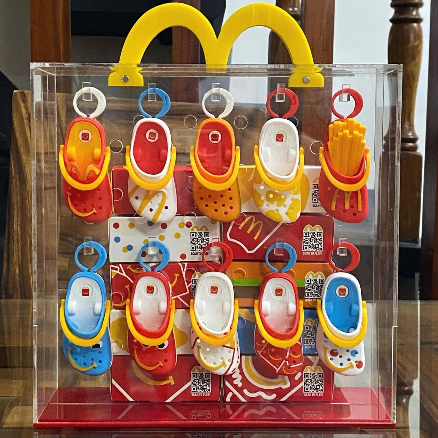 Mcdonalds x Crocs Plexiglass Display Case