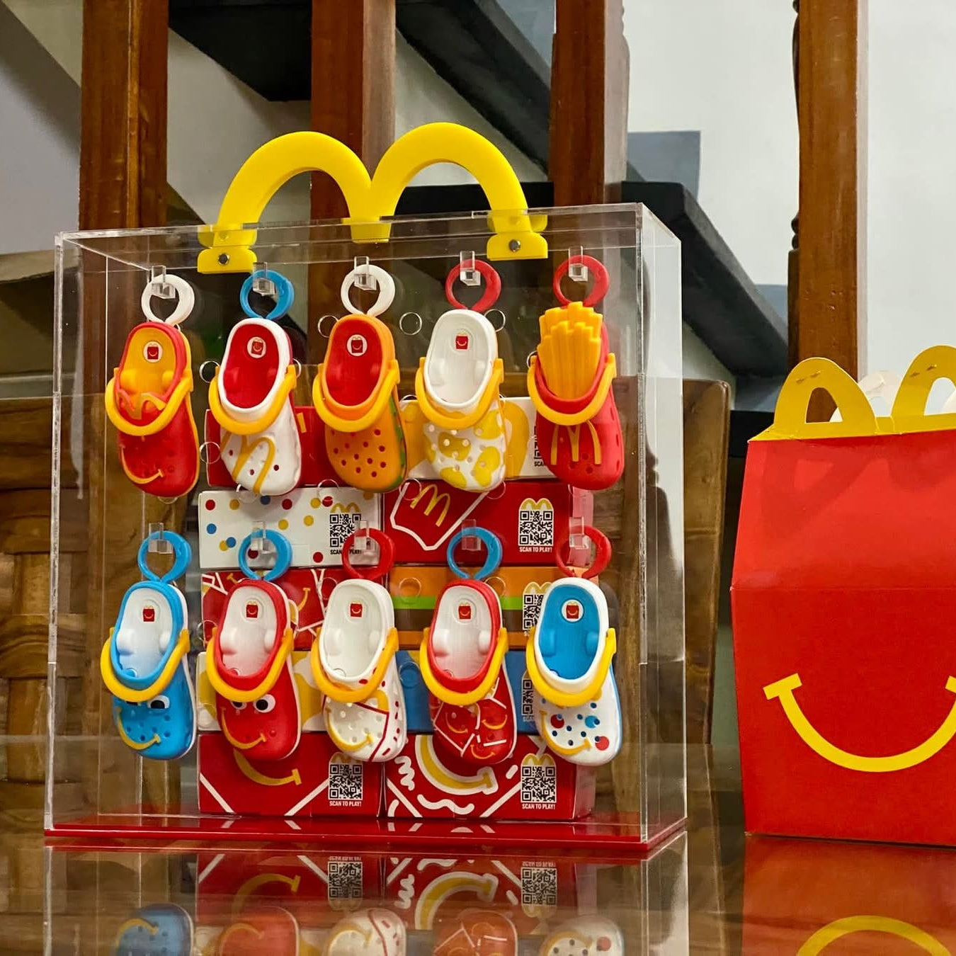 Mcdonalds x Crocs Plexiglass Display Case