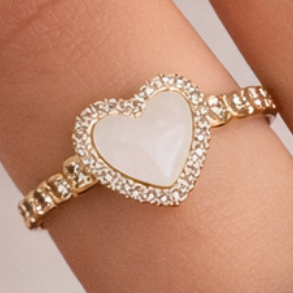 Cute Heart Ring (Adjustable Size)