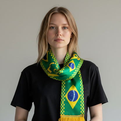 Brazil Football Fan Scarf