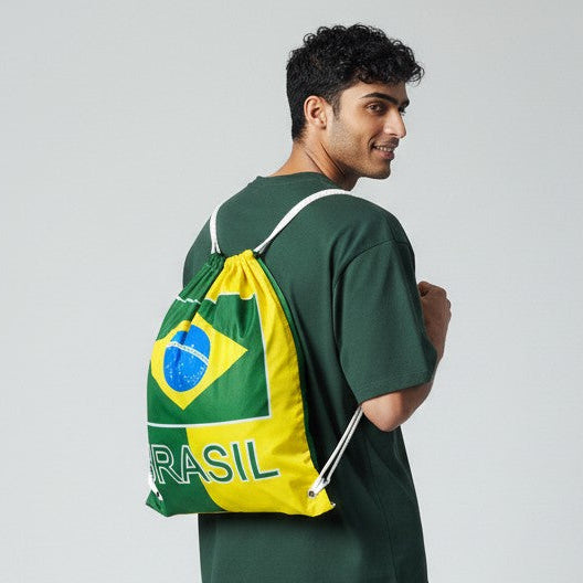 Brazil Drawstring Fan Backpack