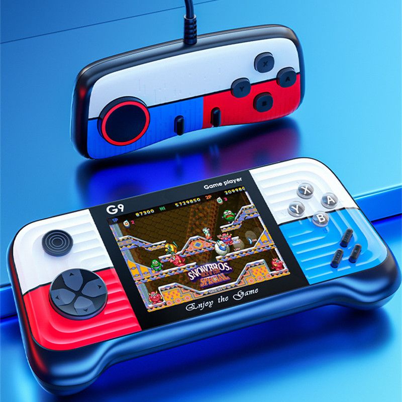 G9 Classic 666 Games Handheld Game Console Retro Game Console 3 Inch HD Screen Handheld Game Player TV Connection