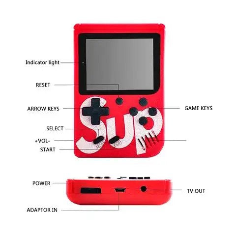 Portable 400 Built in Games Classic Mini Sup Console