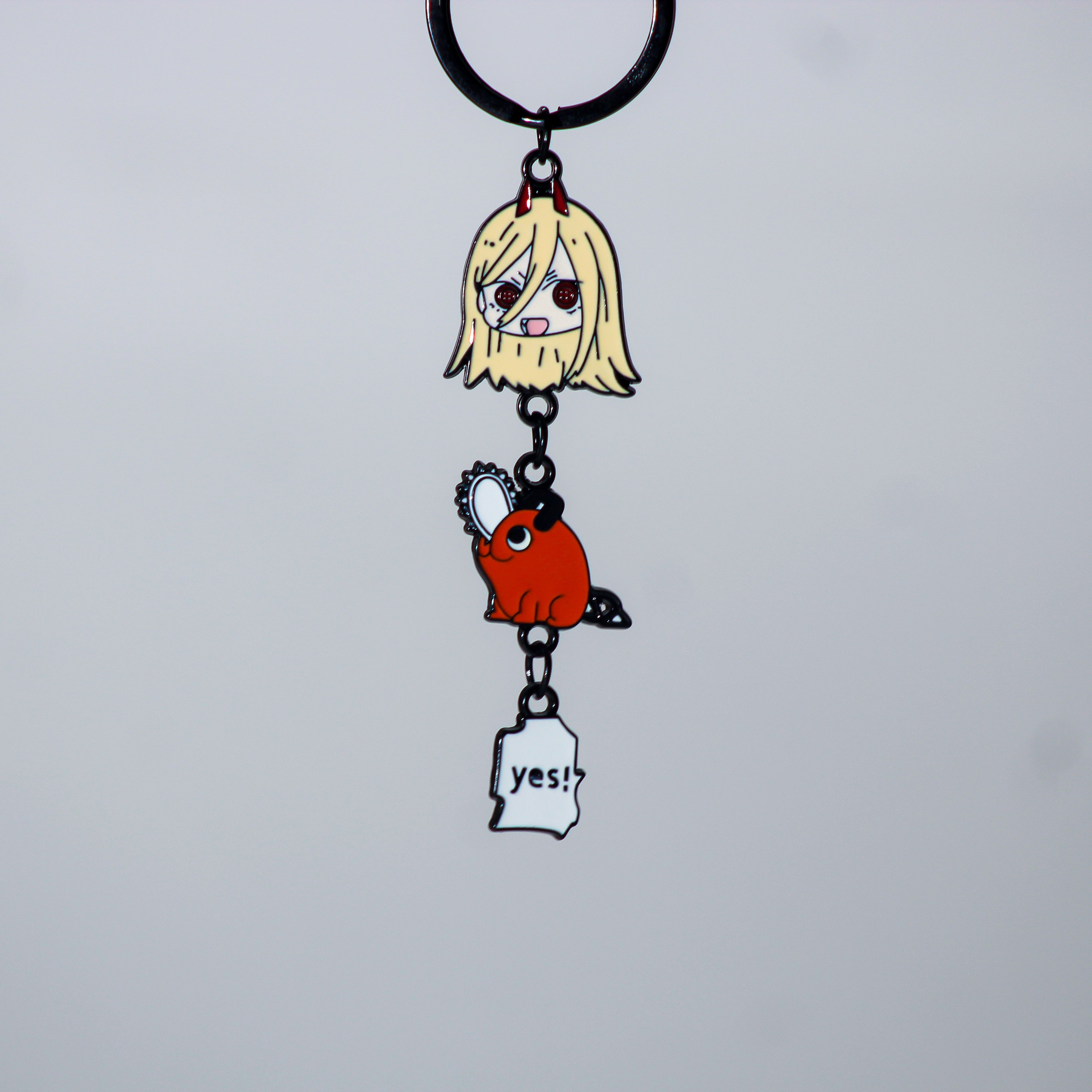 2D Chainsaw Man Keychain