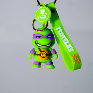 3D Ninja Turtles Keychain