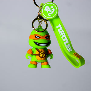 3D Ninja Turtles Keychain