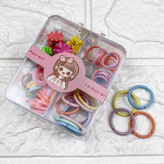 Colored Hair Ties 4 in 1