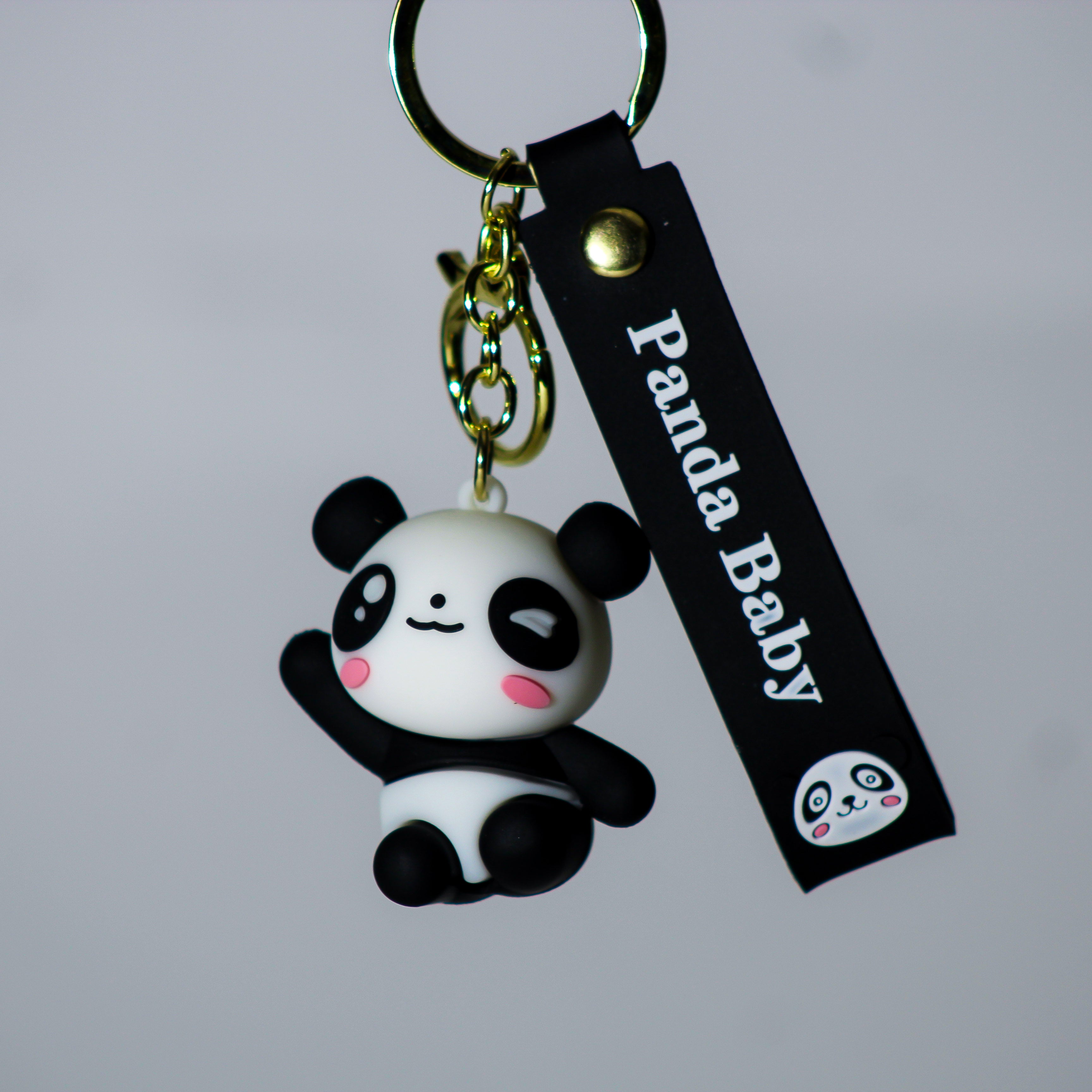 3D Cute Panda Keychain (Out Of Stock)