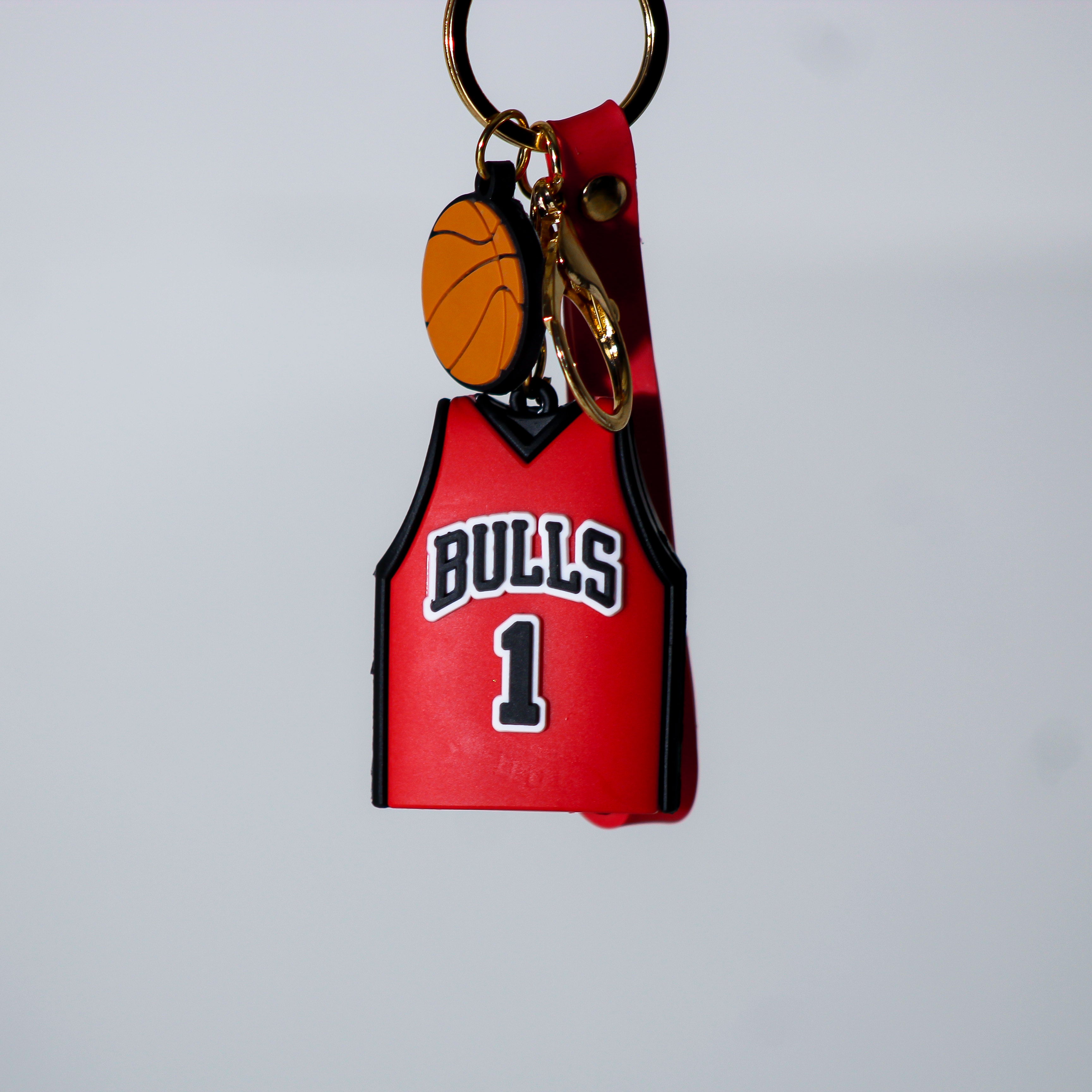 3D NBA Jersey Keychain