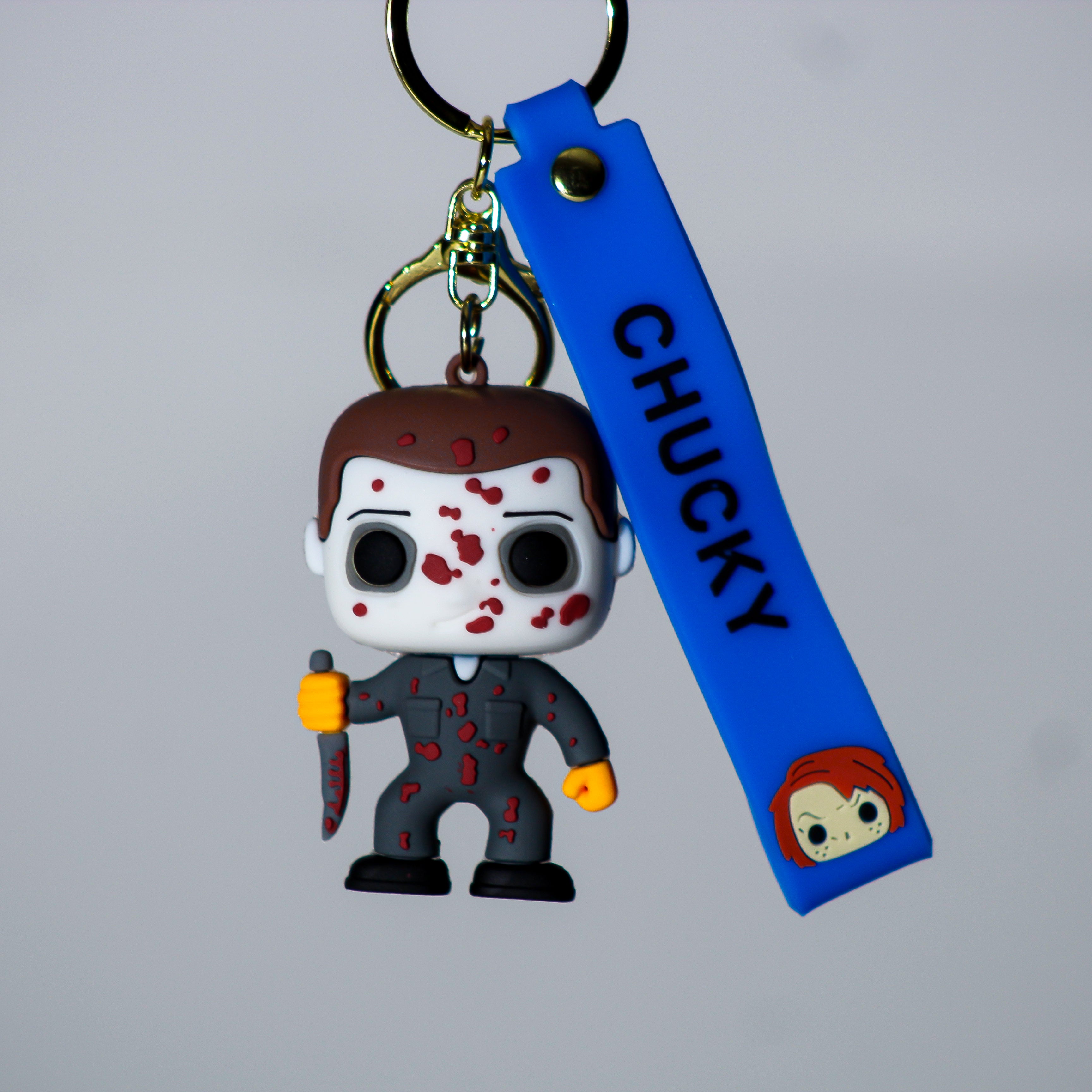 3D Horror Movie Keychain