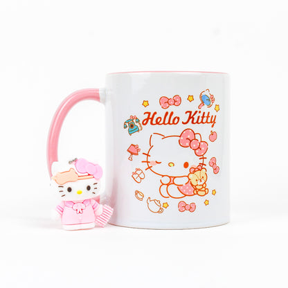 Hello Kitty & Kuromi Mug with Keychain