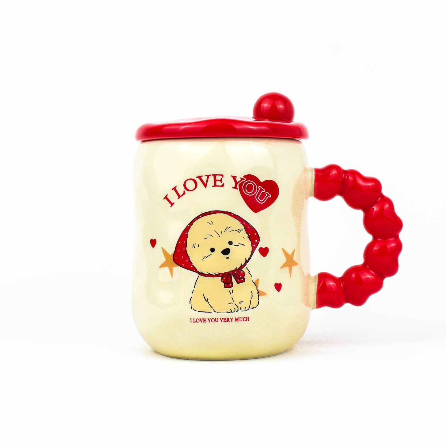 Cute Puppy Love Mug with Spoon