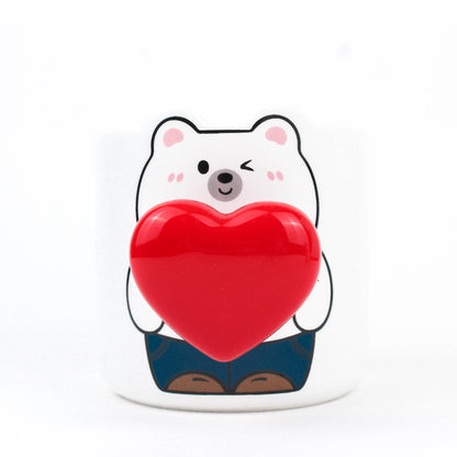 Cute Panda & Bear Love Mug