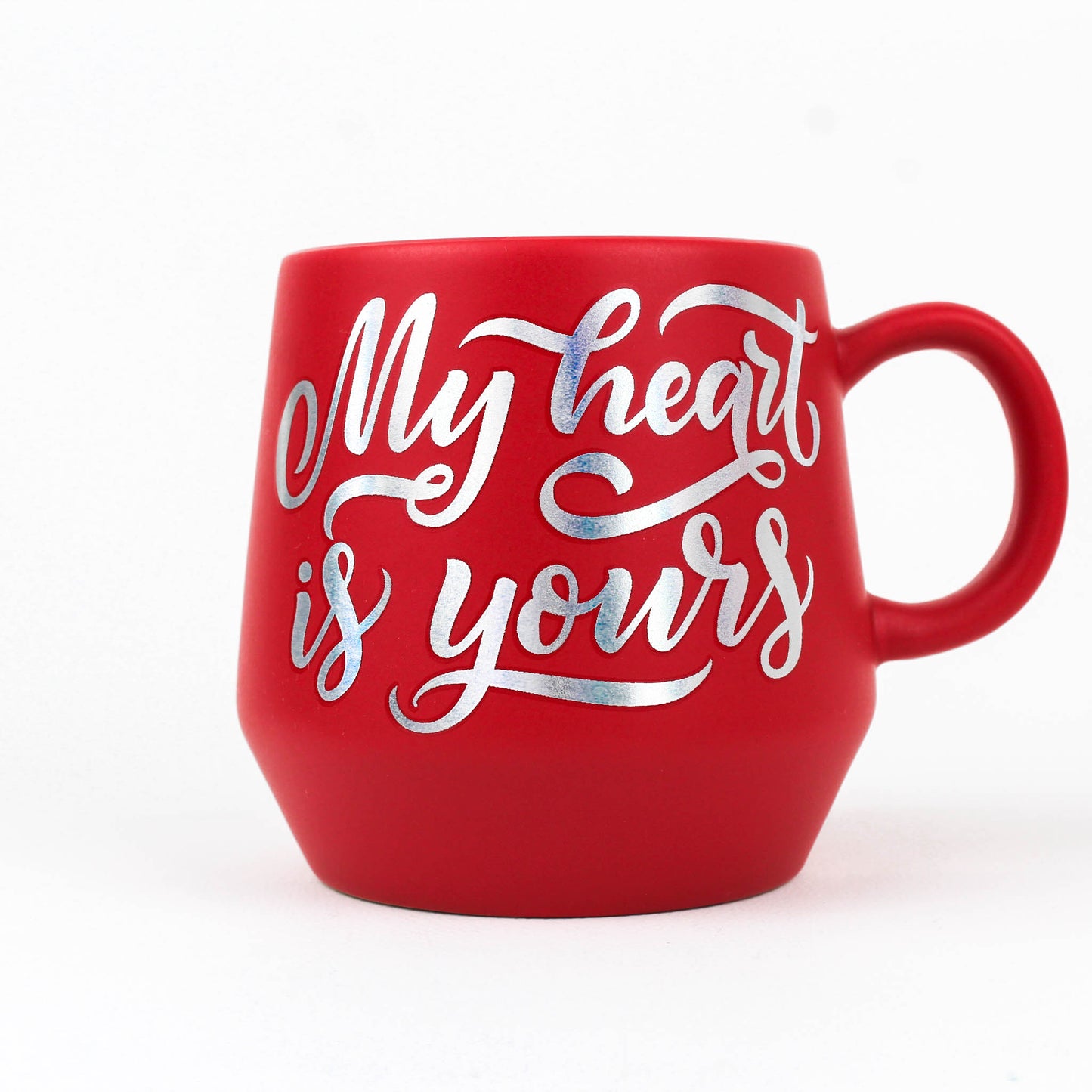 Red Love Quote Mug