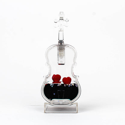 Anti-Gravity Liquid LED Violin Flask