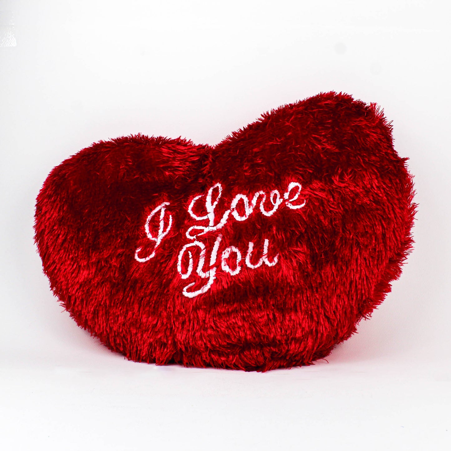 "I Love You" Heart Shaped Furr Pillow