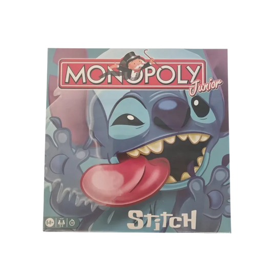 Monopoly Junior Stitch kids board game box