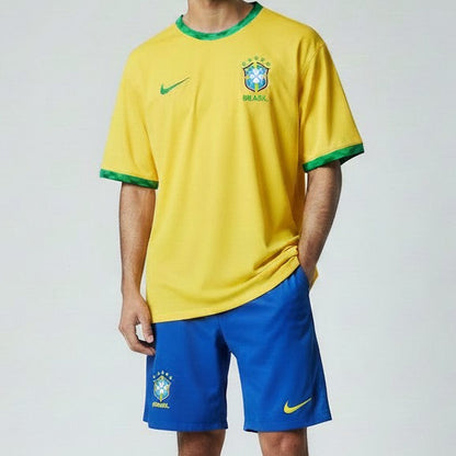 Brazil Football Kit (Jersey + Shorts)