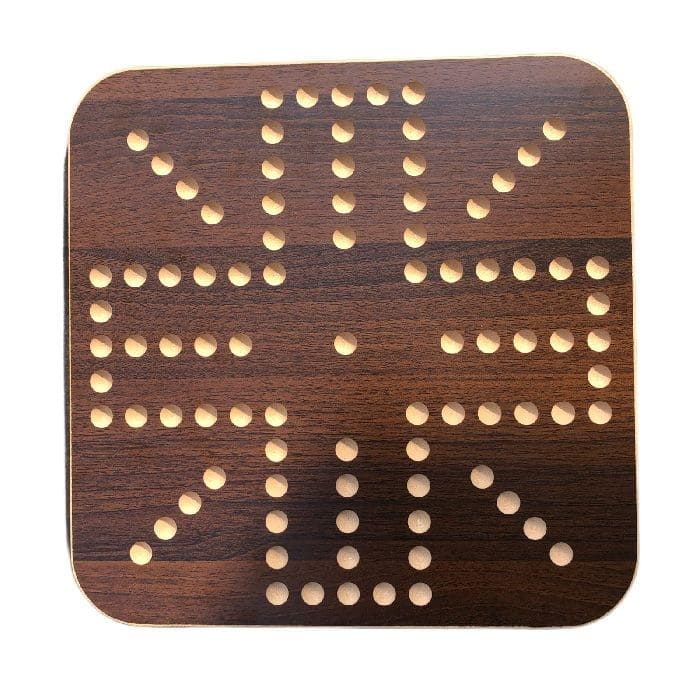 2-in-1 Wahoo and Jackaroo wooden board, top view