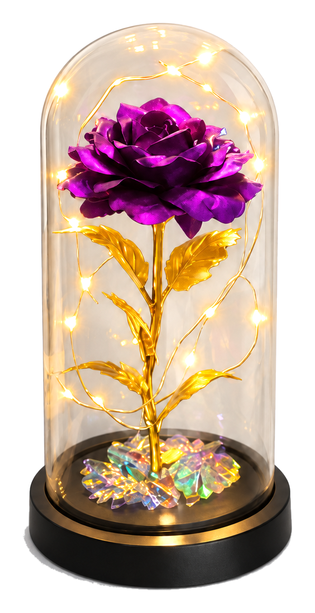Eternal Rose Flower LED Lamp