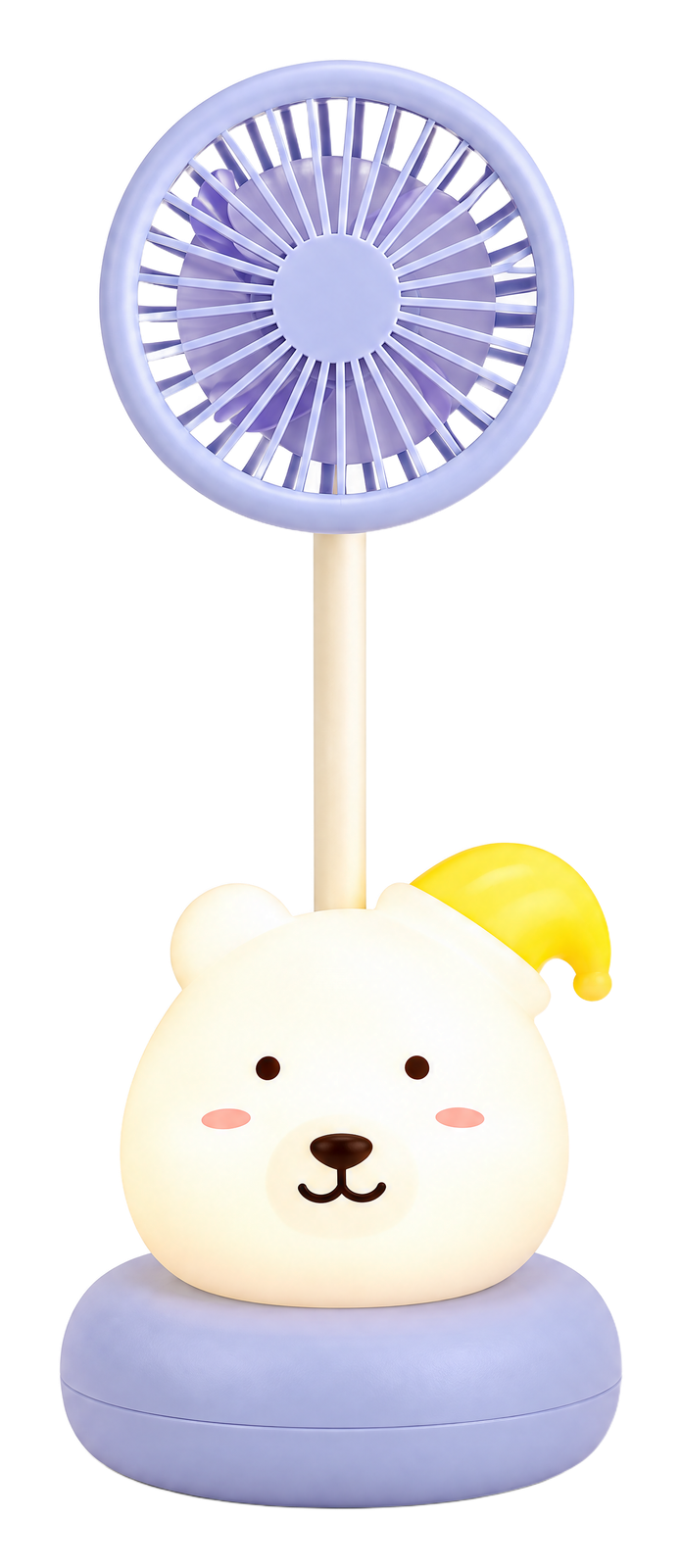 2-in-1 Cute Fan & Night Light