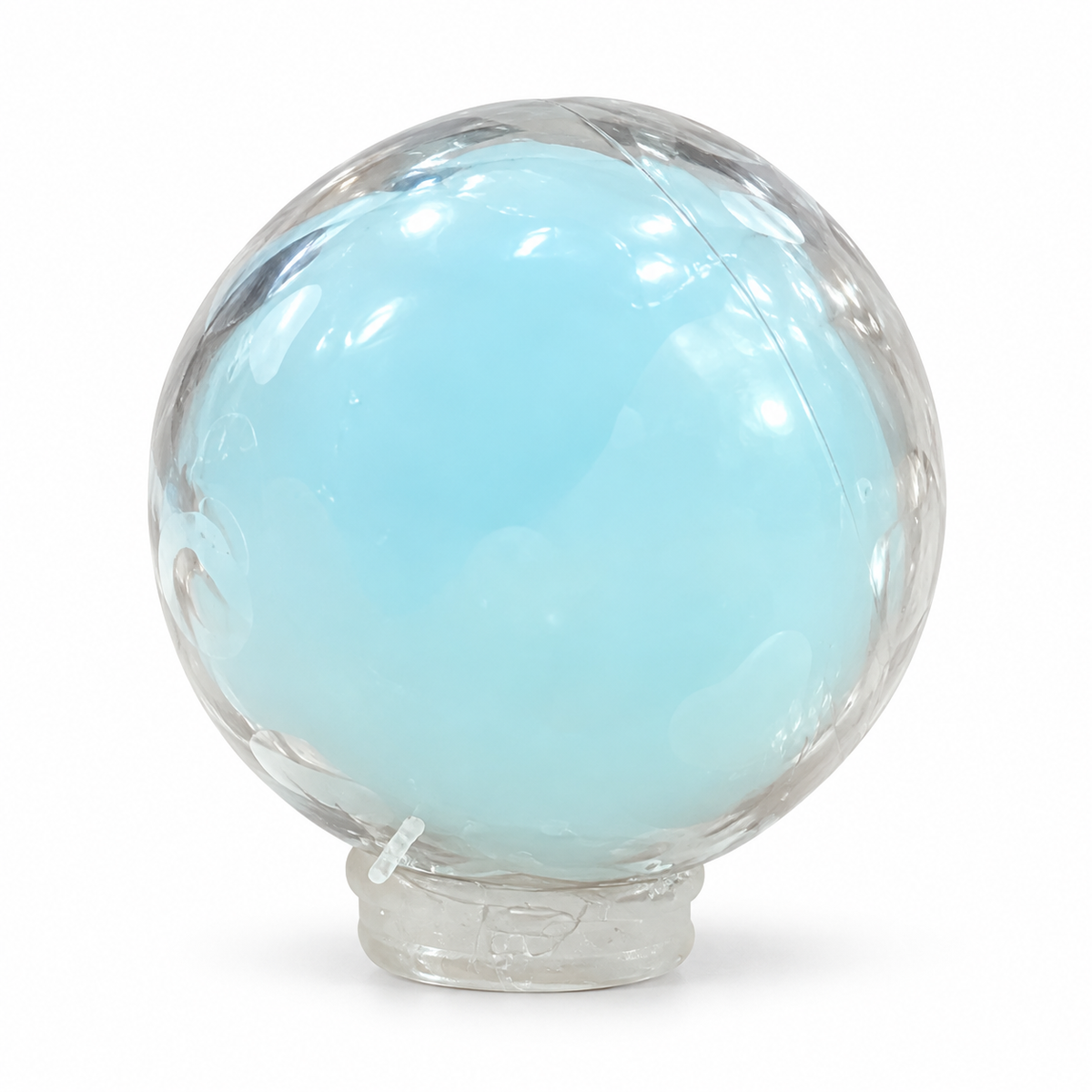 Mystery crispy ball squishy with a clear crackly shell