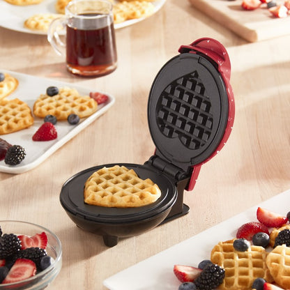 Heart Shaped Mini Waffle Maker