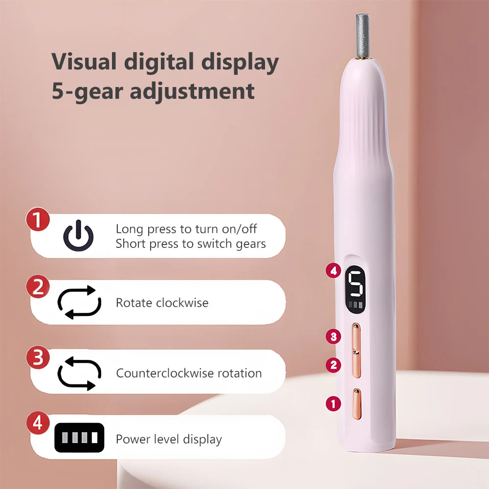 5-Speed Electric Nail Care Kit